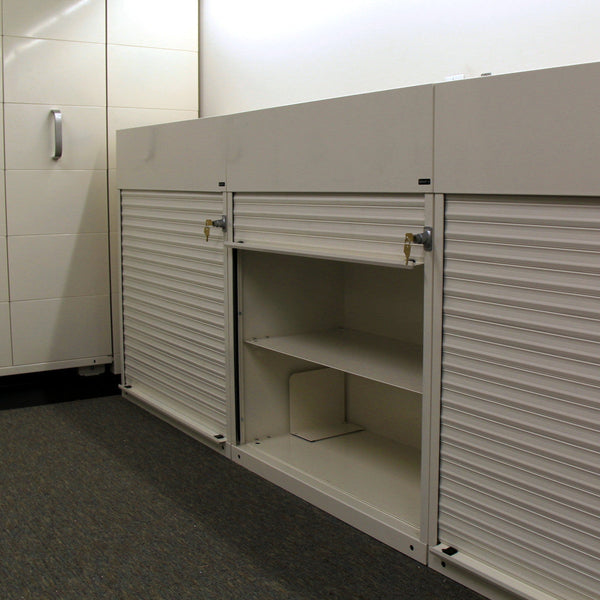 Tambour Door Storage Cabinets, Acme Visible - 3