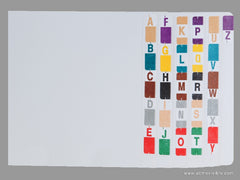 Brunswick Alphabetic Colour Coded Labels - 2000 Series, Brunswick - 2
