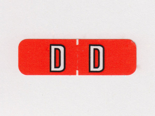 Brunswick Alphabetic Colour Coded Labels - 2300 Series, Brunswick - 1
