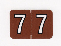 Barkley Compatible Numeric Colour Coded Labels - 2800 Series, Acme Visible - 1