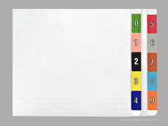 Acme Visible Numeric Colour Coded Labels - K4400 Series, Acme Visible - 2
