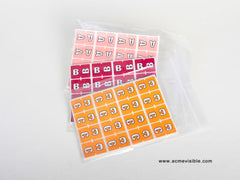 Acme Visible Alphabetic Colour Coded Labels - K5224 Series, Acme Visible - 3