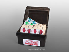 TAB Compatible Alphabetic Colour Coded Labels - K5500 Series (Package), Acme Visible - 4
