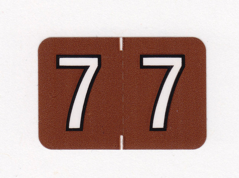 Barkley Compatible Numeric Colour Coded Labels - 2800 Series, Acme Visible - 1