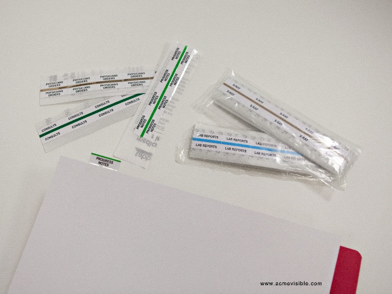 Medical Chart Tabs Acme Visible Filing Systems