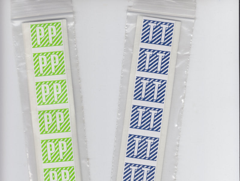 COL'R'TAB Alphabetic Colour Coded Labels - 82000 Series (Package ...