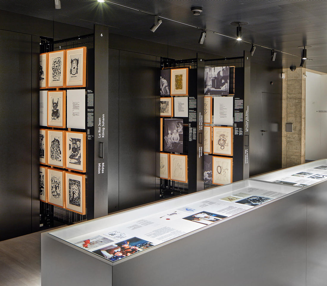 Display repository Art Gallery system Centre Dürrenmatt