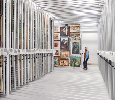 Floor running painting storage system type BL-30