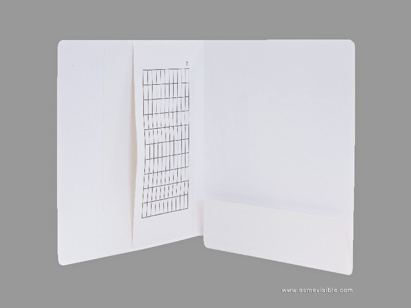 Dental Folders (Fully Laminated,  Flap On End Tab), Acme Visible