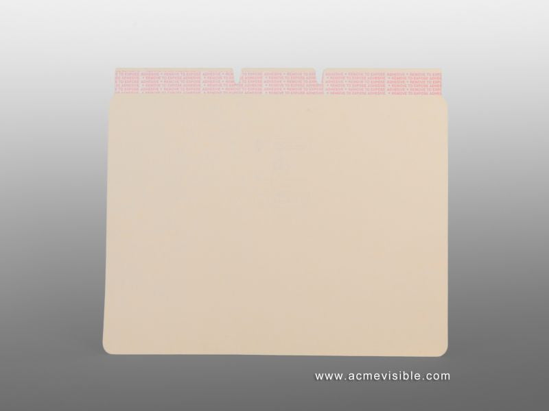 Self Adhesive Dividers (Manila), Acme Visible - 1