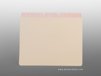 Self Adhesive Dividers (Manila), Acme Visible - 1