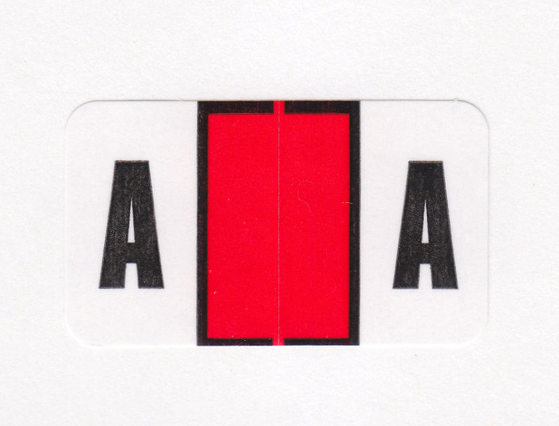 Safeguard Compatible Alphabetic Colour Coded Labels - SGA Series, Acme Visible - 1