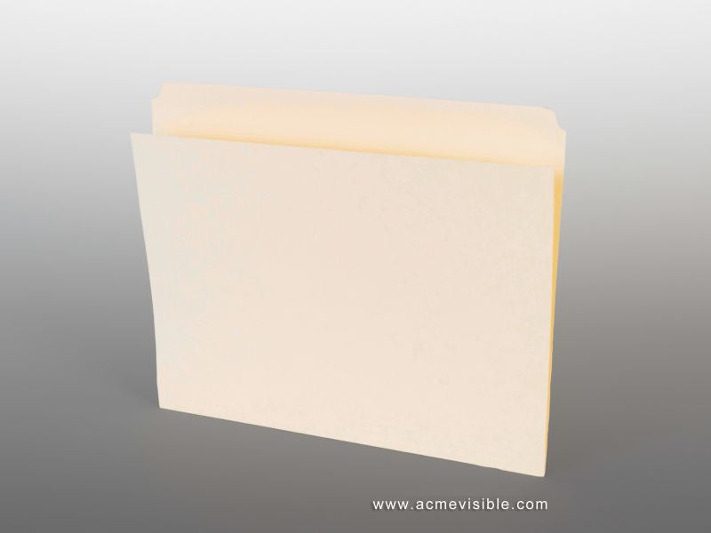 Top Tab Folders (Full Straight Cut), Acme Visible - 1