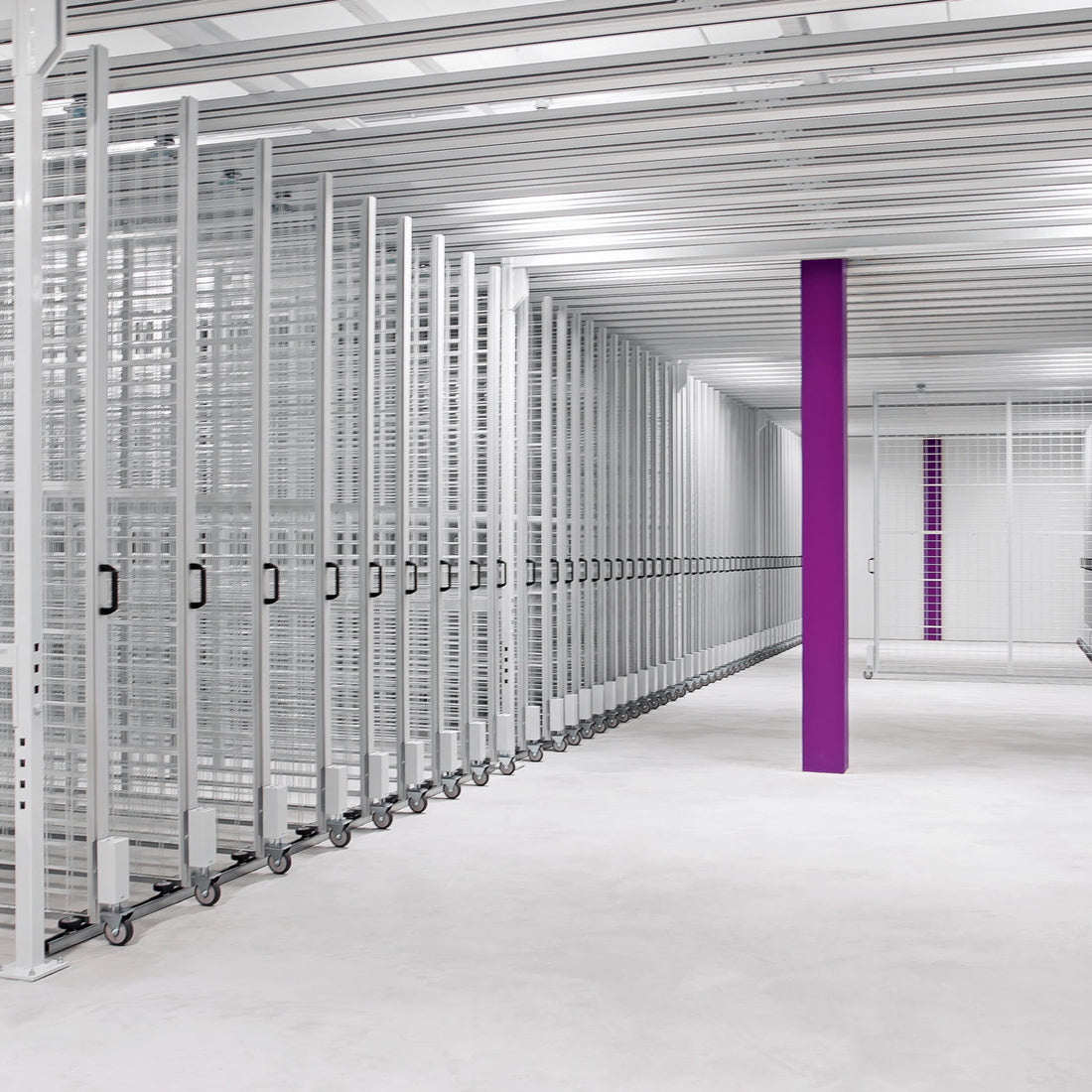 Ceiling-running system with aluminium rails DL-120