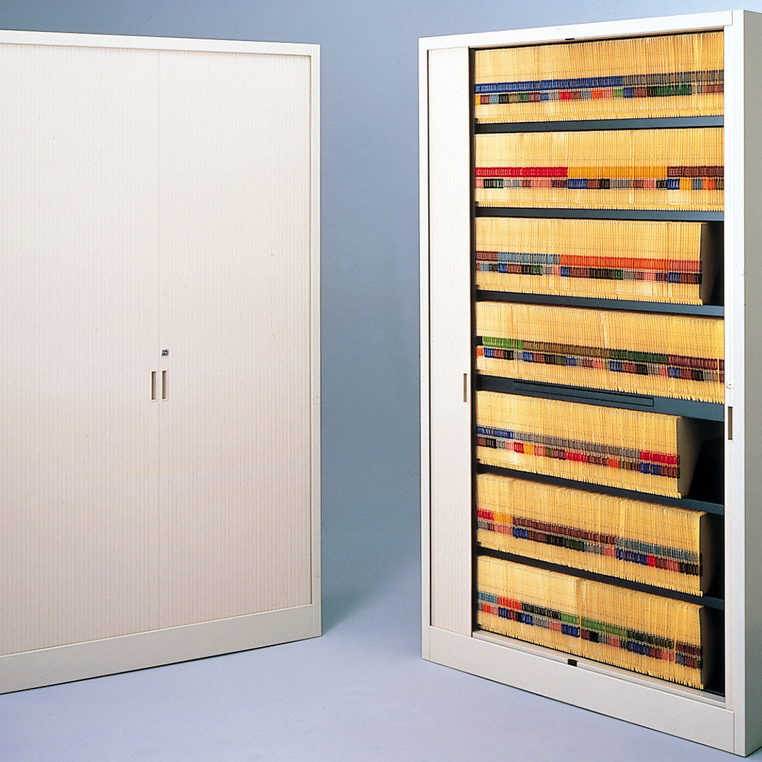 Harbor Series Side Retractable Door Cabinets, Mayline Group - 1