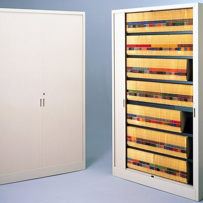 Harbor Series Side Retractable Door Cabinets, Mayline Group - 1
