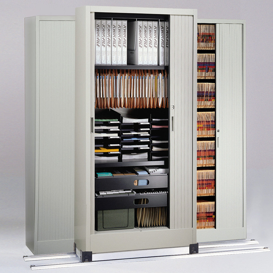 Harbor Series Side Retractable Door Cabinets, Mayline Group - 2