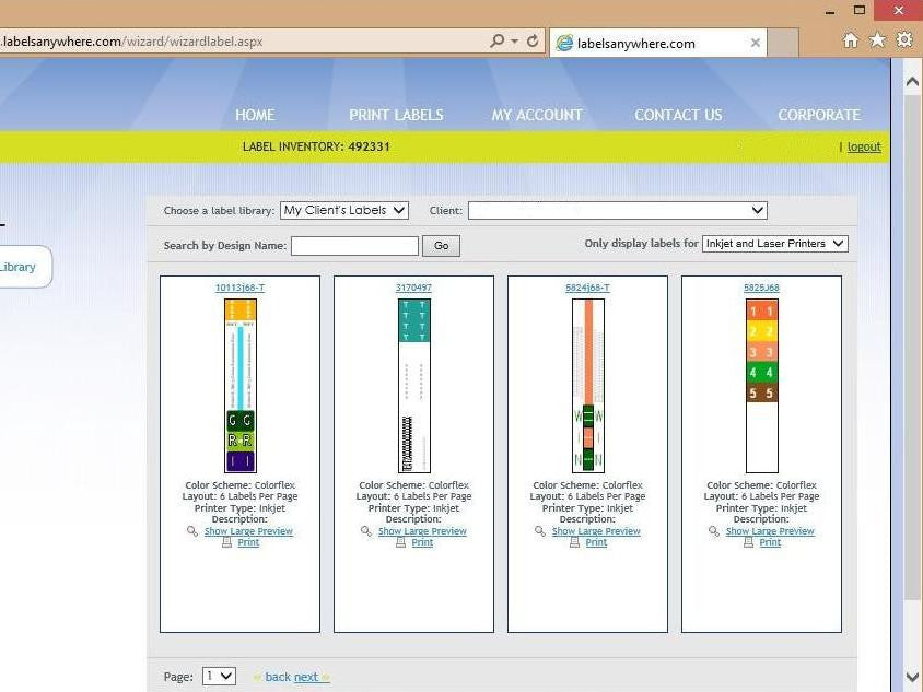 Colorflex Label Printing Software, Colorflex - 2