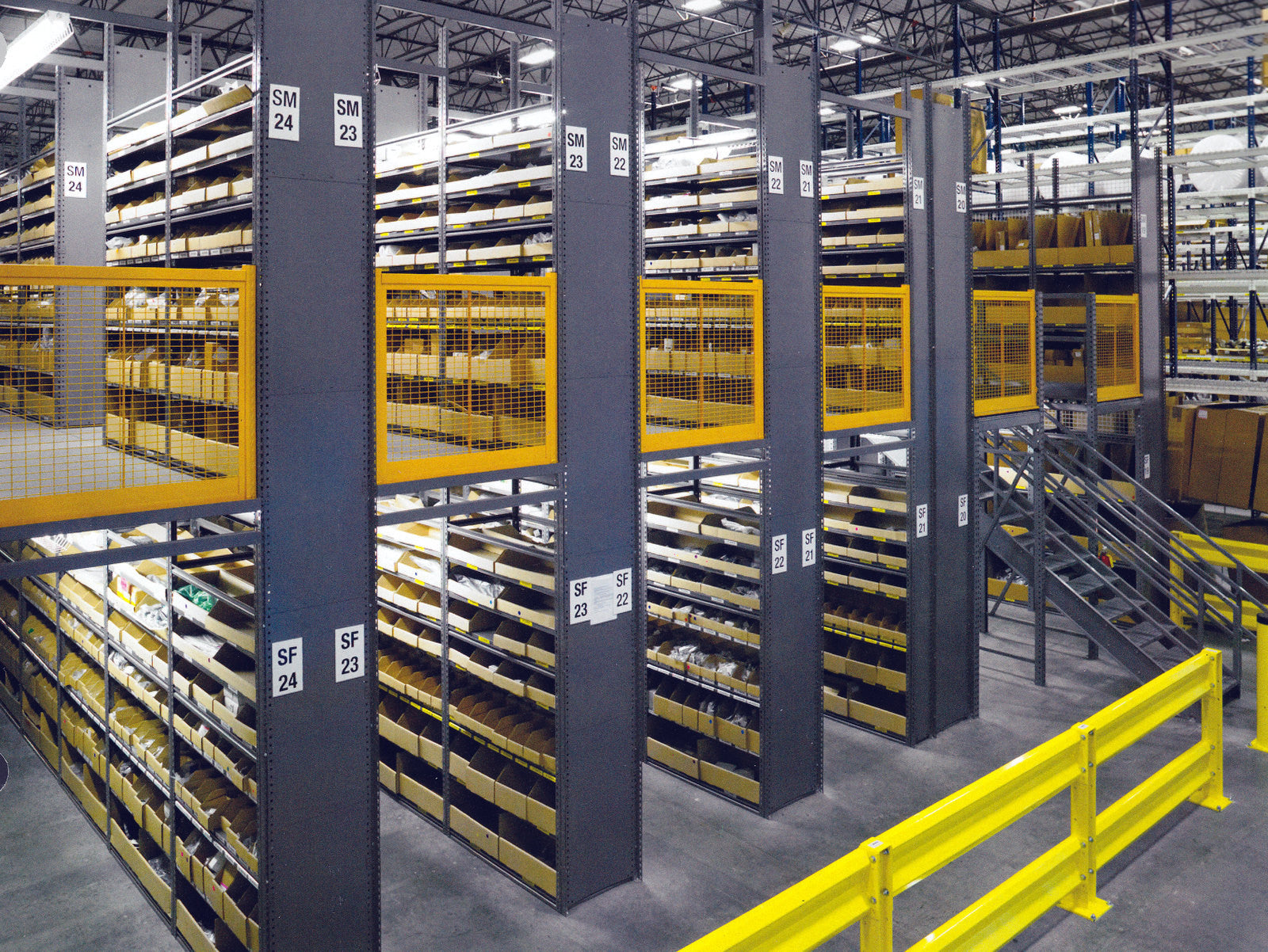 Mezzanine Shelving and Storage – ACME VISIBLE Filing Systems