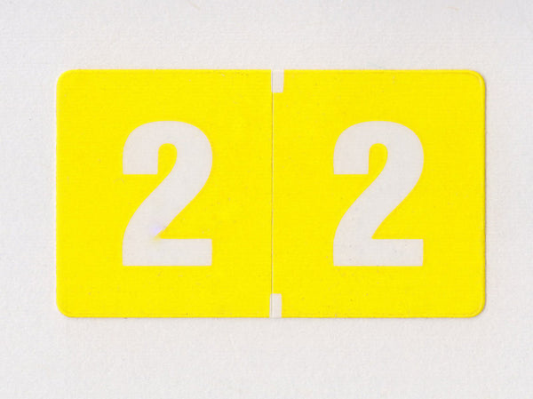 Digi Numeric Colour Coded Labels - 0100 Series, Acme Visible - 1