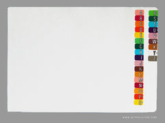 Brunswick Alphabetic Colour Coded Labels - 2300 Series, Brunswick - 2
