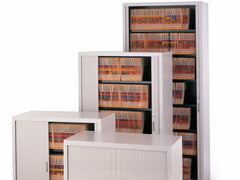 Tambour Door Storage Cabinets, Acme Visible - 2